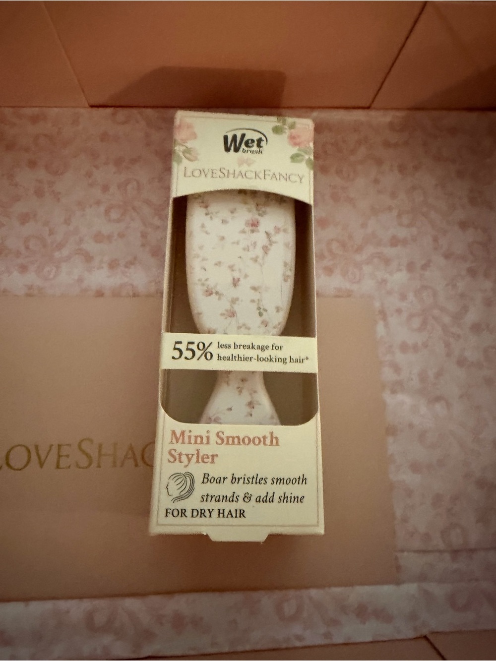 LoveShackFancy Floral Mini Smooth Styler - Pink Floral